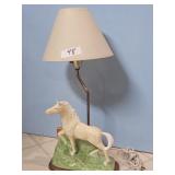 HORSE LAMP & SHADE