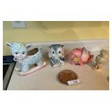 Inarco lamb, Rubens elephant planter, OSL Holiday