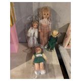 4 dolls