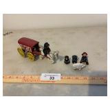 Cast iron amish w/ sheep & ice bucket