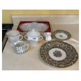 Anchor Hocking c & s, Nippon Plates, Fire King try