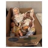 Box of baby dolls