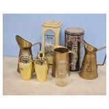 BRASS TYPE MEASURES & DRINK SHAKERS