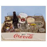 GLASS BEER MUGS