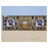 PABST BLUE RIBBON BEER SIGN MADE OUT PLASTIC