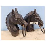CAST IRON HORSE HITCHING POST