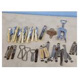 ADVERTISING BOTTLE OPENERS, CORK SCREWS
