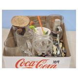 ASSORT. BEER GLASSES, DRINK STIR