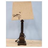 BROWN TABLE LAMP