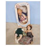 A BABY HAS JUST BEEN BORN DOLL & OTHER DOLLS