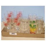 ASSORT. BEER & LIQUOR GLASSES
