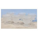 FROSTED GLASS PUNCH CUPS