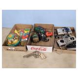 FISHER PRICE ROLY POLY BALL, TOY CAP GUN, & OTHER