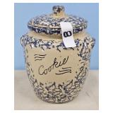 BLUE SPONGEWARE COOKIE JAR