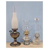 3 OIL LAMPS