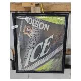 MOLSON FRAMED BEER POSTER