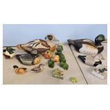 CERAMIC DUCKS & FROGS