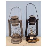 OIL & ELEC. LANTERN