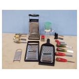 BUTTER KNIVES, CHEESE GRATERS