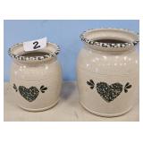 JOHANY POTTERY HEART CROCKS