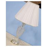 CLEAR GLASS TABLE LAMP