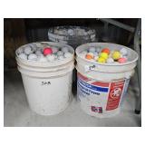 3-5 GALLON BUCKET OF GOLF BALLS