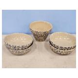 BLUE SPONGEWARE BOWLS