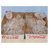 PATTERN & PRESSED GLASS DISHES