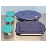 ASSORT. COVERED CASSEROLE DISHES & BOWLS