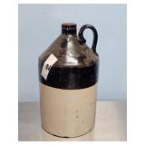 BROWN & WHITE CROCK JUG