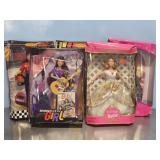 5 NIB BARBIES-NASCAR/GENERATION GIRL/WINTER FANT.