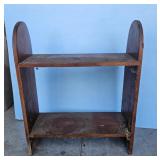 WOODEN BOOK SHELF
