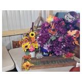 WOOD WELCOME SIGN  & FALL DECOR