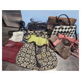 TOTE WITH MICHAEL KORS AND 5 COACH PURSES