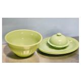 JADIATE SERVING BOWL, BUTTER DISH, SERVING PLATE