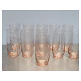 PINK GLASS TUMBLERS-11