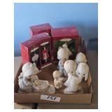 PRECIOUS MOMENTS/HALLMARK BARBIE ORNAMENTS