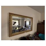 Mirror with gilded frame - Approx 41 in - 30 in