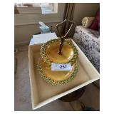 2 x 7 tiered cookie tray marked USA
