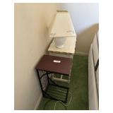 Bed side table and lamp