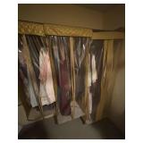 3 garmet bags of vintage mens & womens clothing