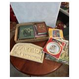 Last super chalk wall hanger, old books
