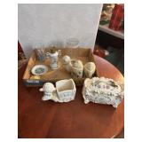 Rubens lamb planter,  S&P,  misc planters