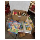 Magnetic dinasour, Avon toys & misc toys