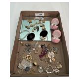 Costume jewelry - Avon, also Girl Scout pins