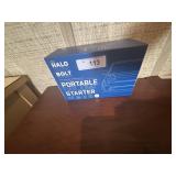 Halo portable car jump starter NIB