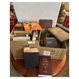 Old bibles, misc religious books,  see desc