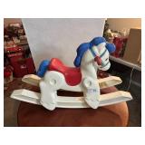 Plastic rocking horse
