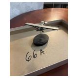 Pewter Spirit of Saint Louis plane