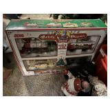 Christmas stuffed dolls & train set